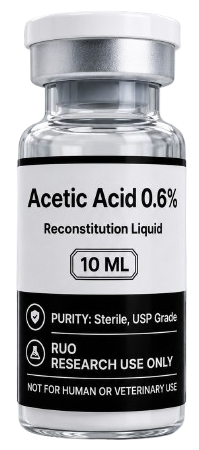 Acetic Acid 0.6% research vial