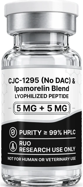 CJC-1295 No DAC + Ipamorelin research vial